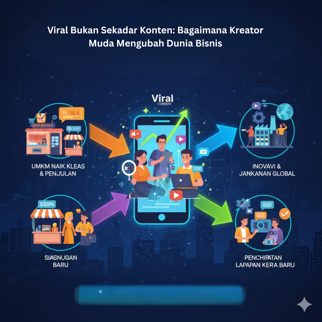Viral Bukan Sekadar Konten: Bagaimana Kreator Muda Mengubah Dunia Bisnis
