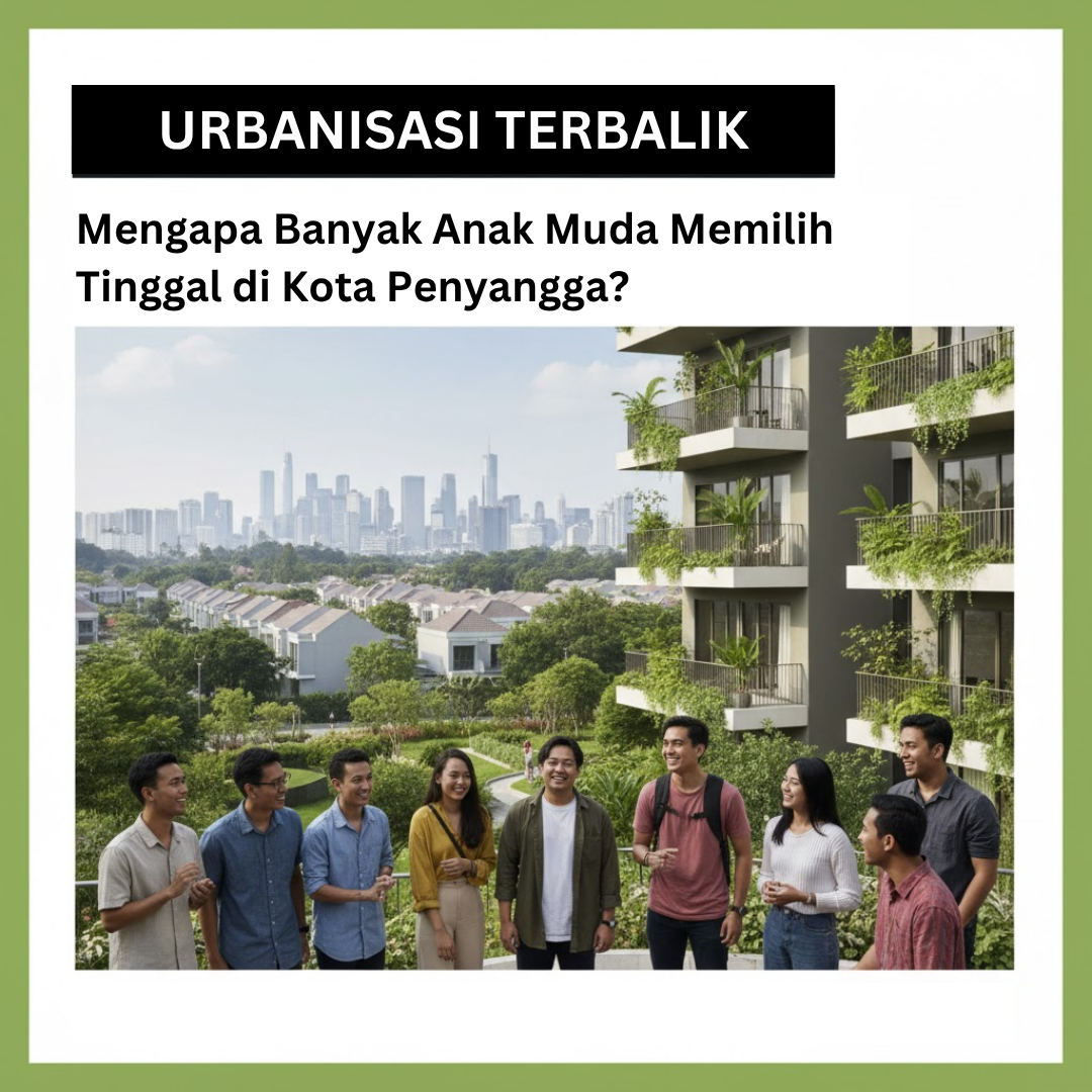 Urbanisasi Terbalik: Mengapa Banyak Anak Muda Memilih Tinggal di Kota Penyangga?